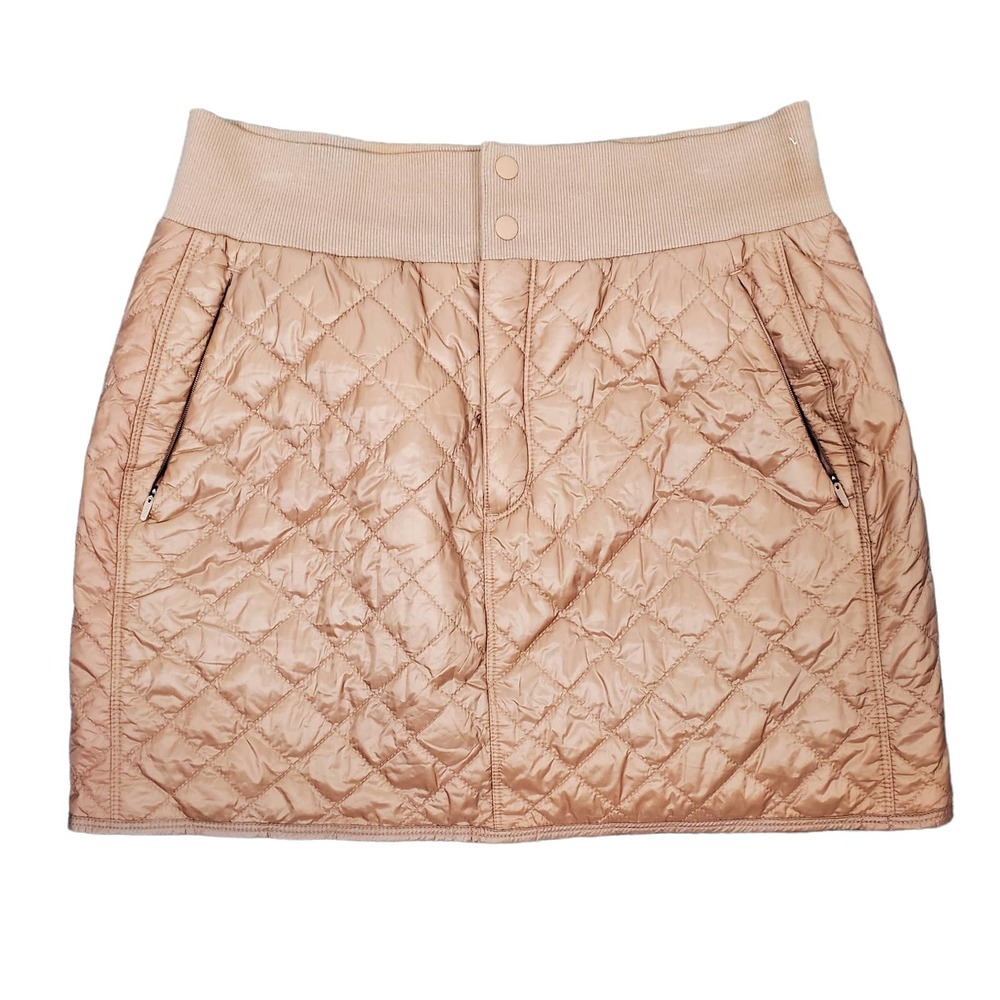 Athleta Women Quilted Lodge Water Repellant Insulated Casual Skirt Size 8